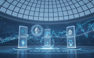 Cryptomonnaies : Canton administre 6 000 milliards de dollars d’actifs tandis que Lighter lance son défi à Hyperliquid