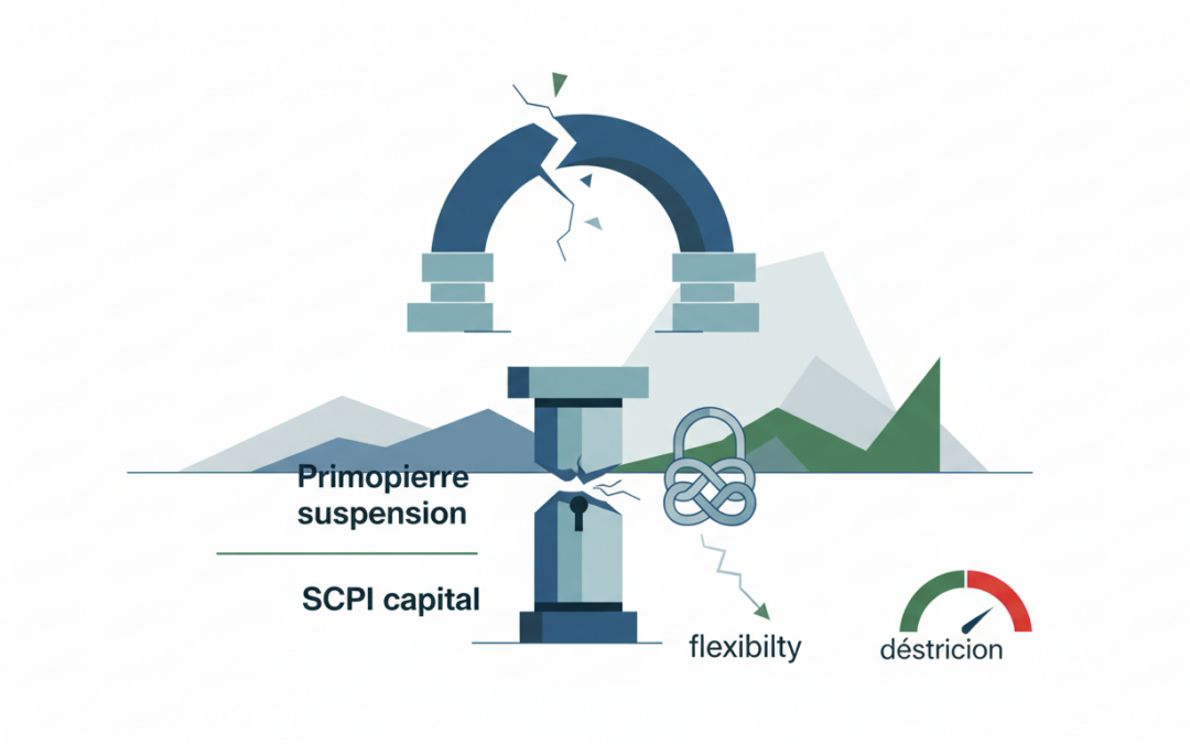 la scpi primopierre suspend temporairement la flexibilité de son capital, impactant les souscriptions et rachats. découvrez les raisons et les implications pour les investisseurs.
