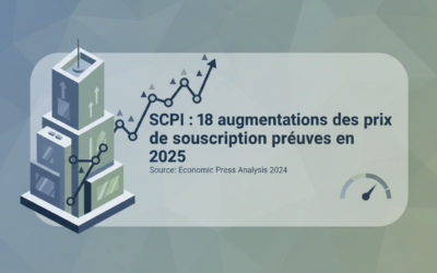 SCPI : 18 augmentations des prix de souscription prévues en 2025