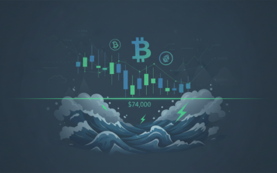 Bitcoin et cryptomonnaies : une tempête financière en vue, le support crucial fixé à 74 000 $