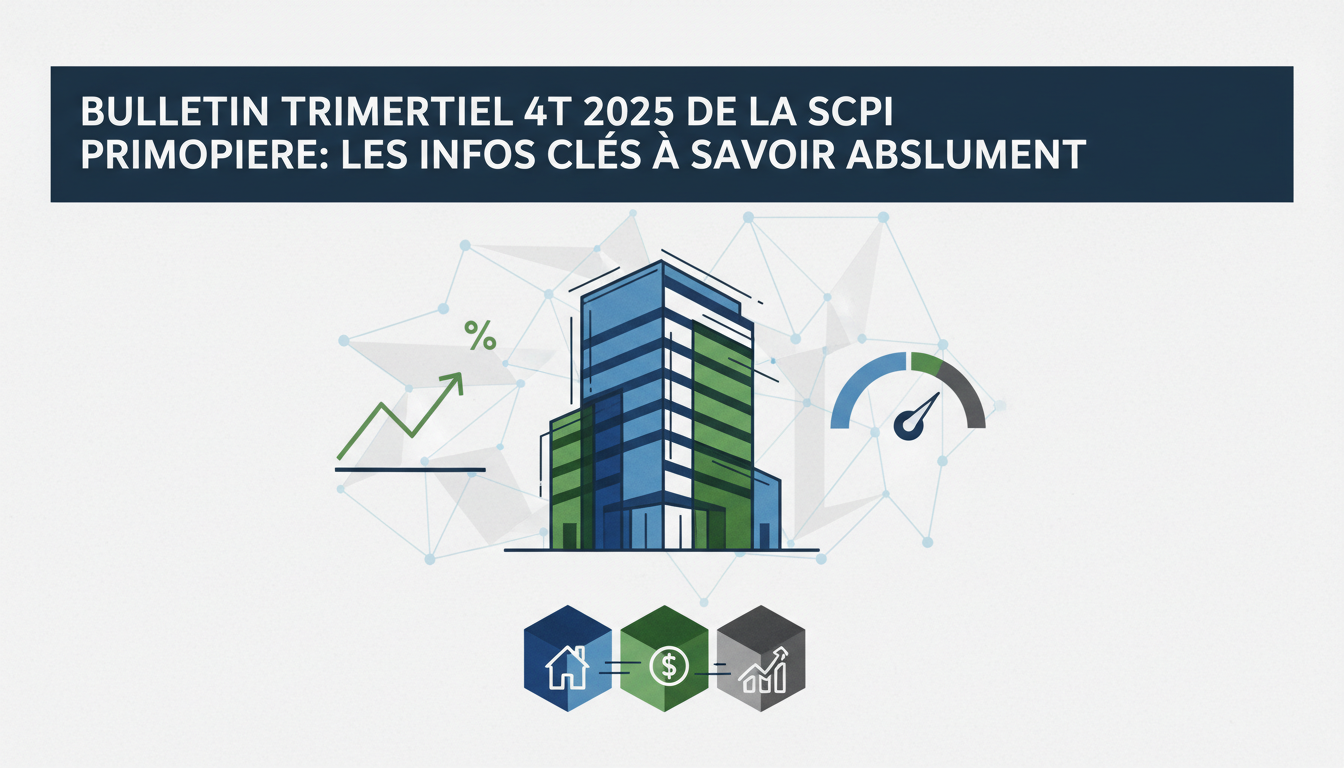 découvrez le bulletin trimestriel 4t 2025 de la scpi primopierre avec toutes les informations clés à connaître pour optimiser votre investissement immobilier.