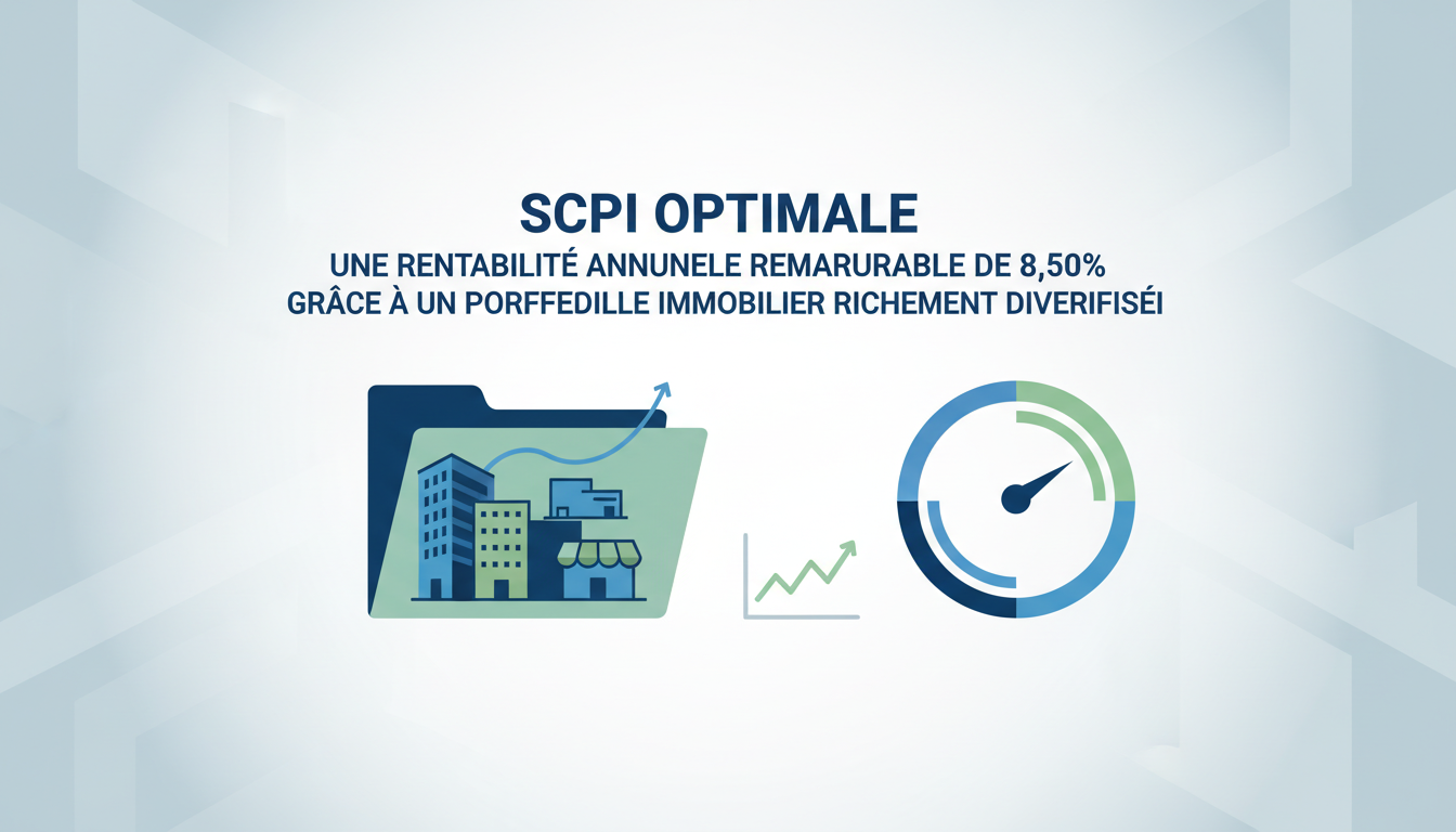 découvrez scpi optimale, une solution d'investissement offrant une rentabilité annuelle exceptionnelle de 8,50 %, grâce à un portefeuille immobilier diversifié et performant.