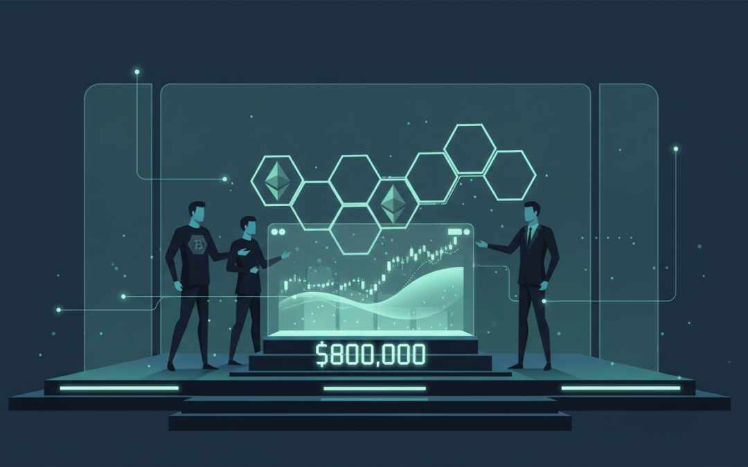 découvrez comment une somme de 800 000 dollars transforme les conférences cryptos en un spectacle scénique inédit, alliant innovation et impact.