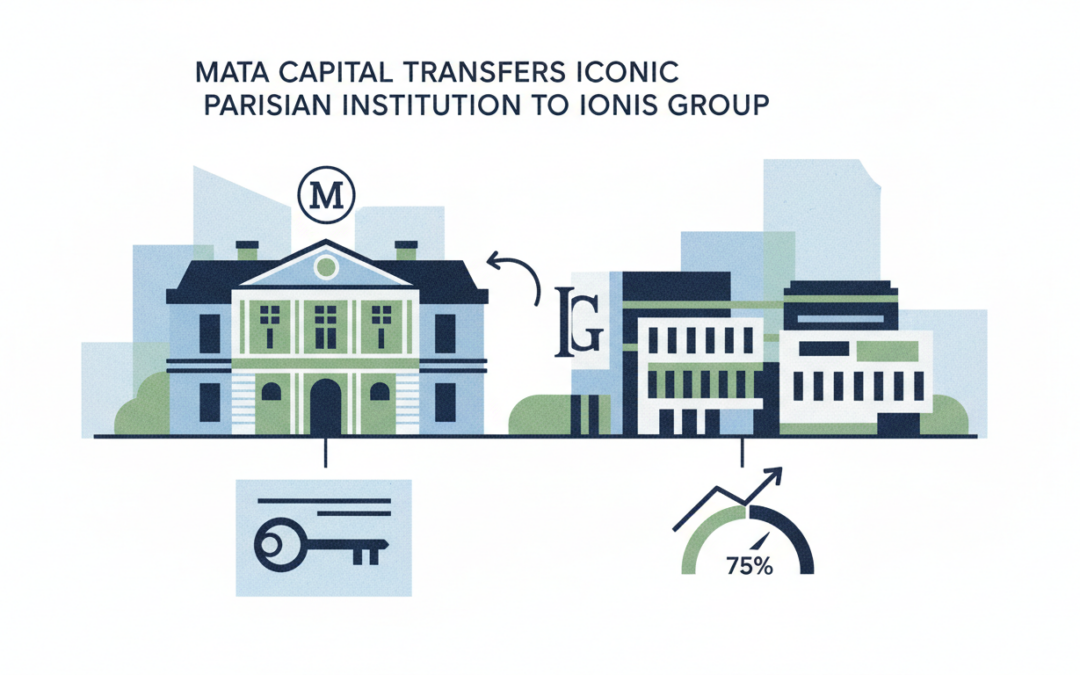 mata capital cède un établissement éducatif emblématique de paris au groupe ionis, acteur majeur reconnu dans l'enseignement supérieur, renforçant ainsi son positionnement stratégique.