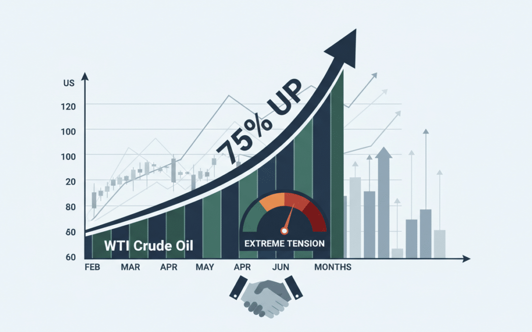 découvrez comment la flambée spectaculaire de +75% du pétrole wti en quelques mois crée une tension extrême sur les marchés financiers, avec des conséquences majeures pour l'économie mondiale.