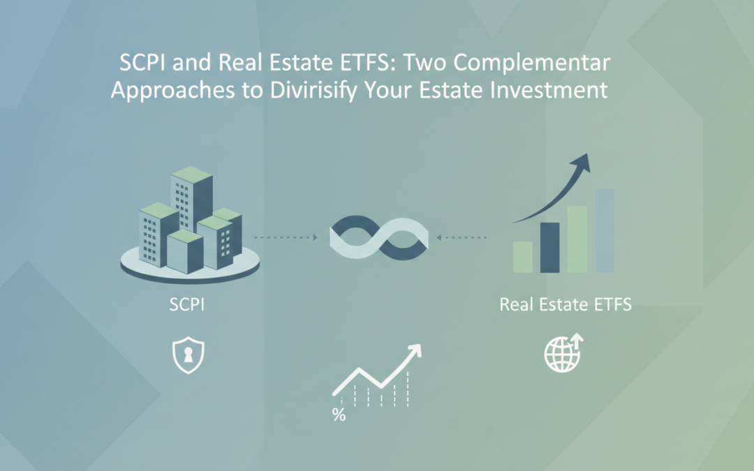 découvrez comment les scpi et les etf immobiliers se complètent pour diversifier efficacement votre investissement en pierre-papier. optimisez votre patrimoine avec ces deux solutions immobilières accessibles et performantes.
