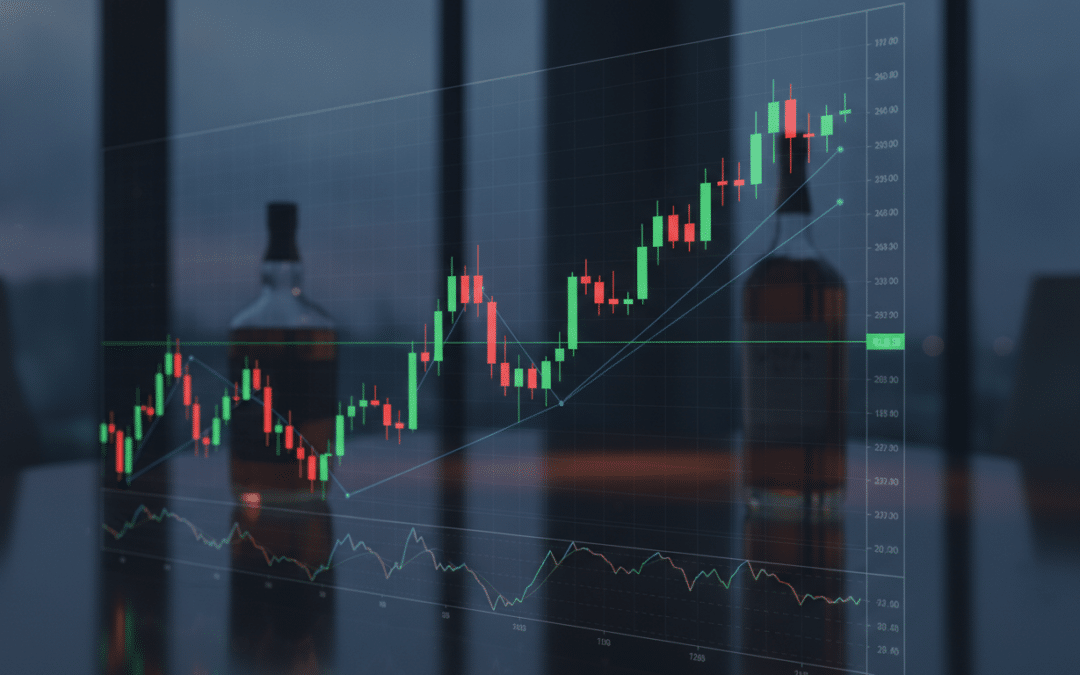 analyse du titre pernod ricard qui teste un niveau clé après une période de baisse prolongée, avec un focus sur les perspectives et opportunités d'évolution.